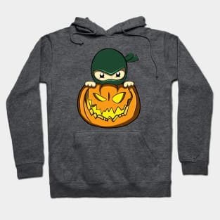 Ninja Halloween Pumpkin Hoodie